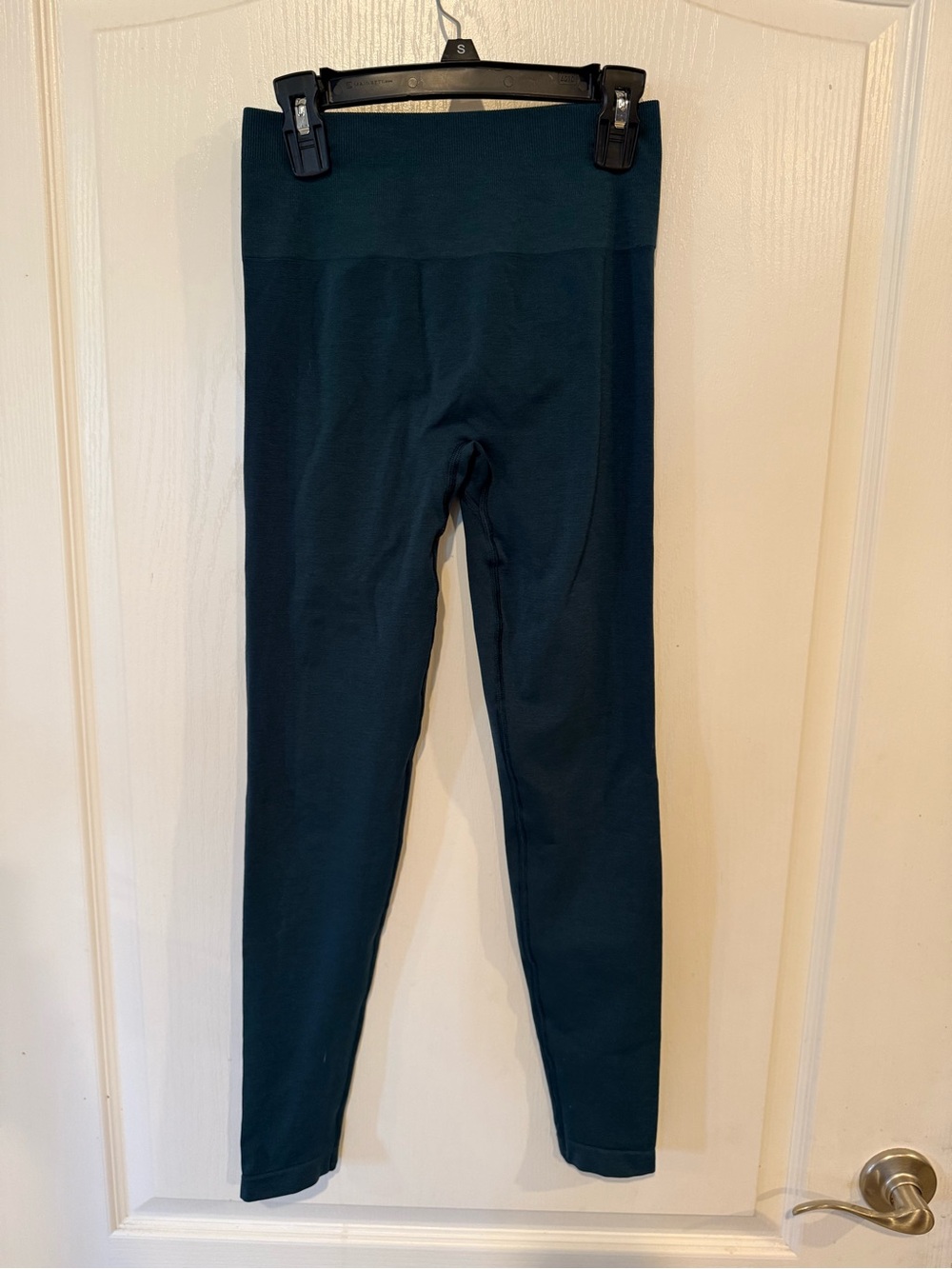 Alphalete Amplify Seamless Scrunch gym workout athletic Leggings dark teal small